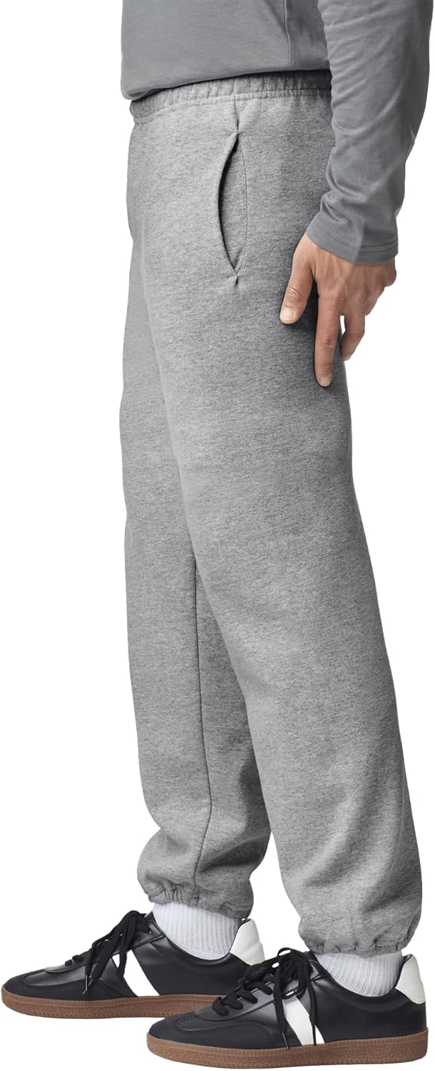 Adult Fleece Elastic Bottom Sweatpants with Pockets, Style
