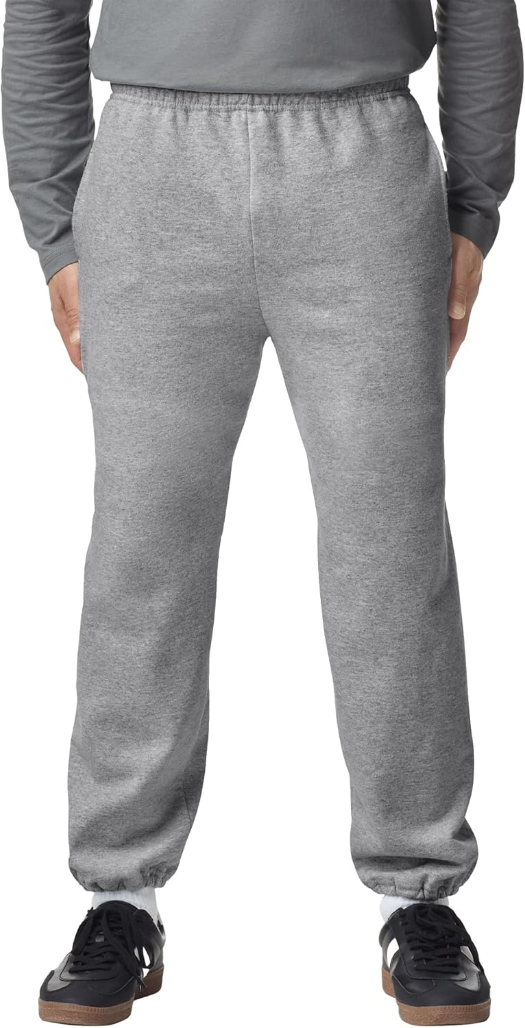 Adult Fleece Elastic Bottom Sweatpants with Pockets, Style